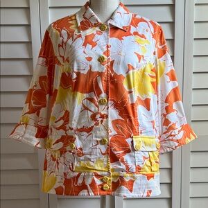 Coldwater Creek Floral Jacket